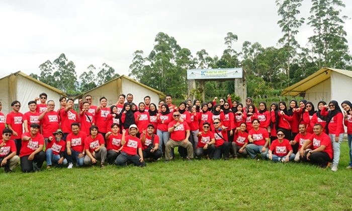 Outing Sava Group di Pengalengan Bandung, Perkuat Bonding Lewat Fun Games, Rafting, dan Paintball